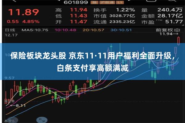 保险板块龙头股 京东11·11用户福利全面升级，白条支付享高额满减